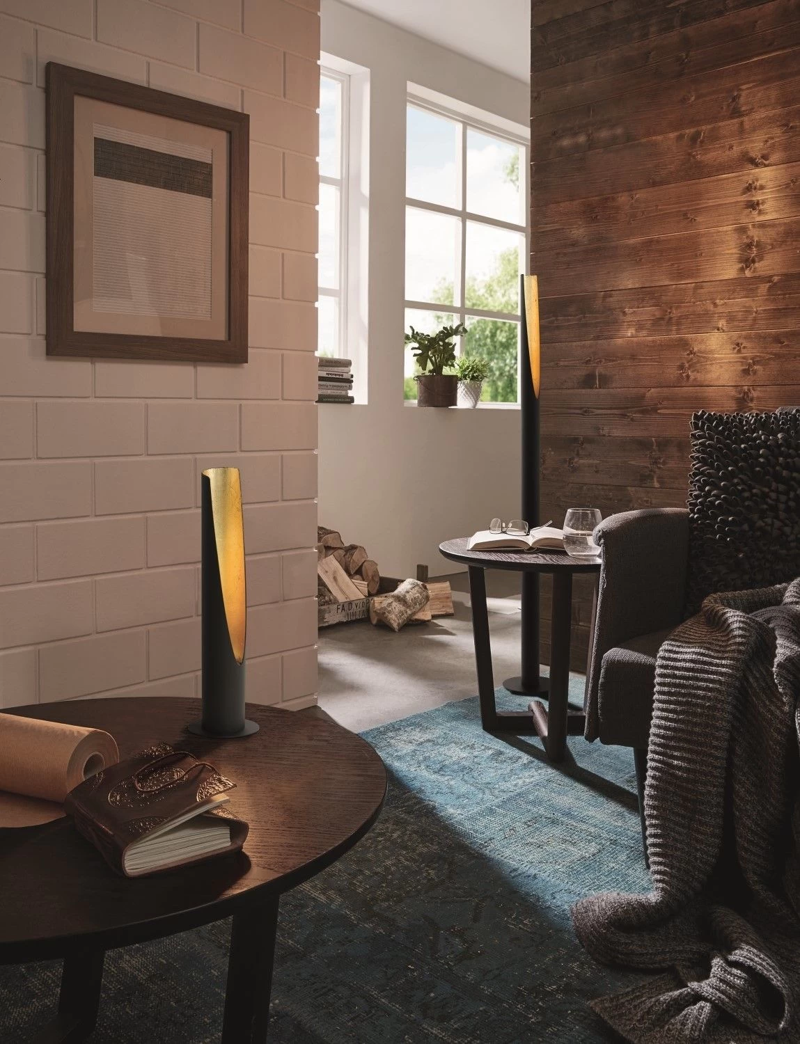 EGLO BARBOTTO LED Stehleuchte Schwarz, Gold GU10 4 EGLO BARBOTTO LED Stehleuchte Schwarz, Gold GU10 – Bild 4