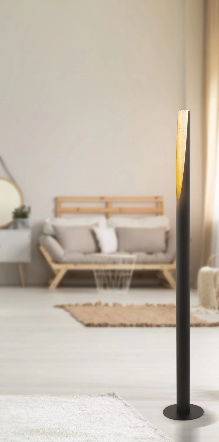 EGLO BARBOTTO LED Stehleuchte Schwarz, Gold GU10 3 EGLO BARBOTTO LED Stehleuchte Schwarz, Gold GU10 – Bild 3