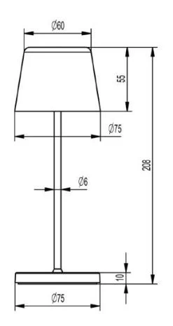 Deko Light Akku Tischlampe Canis Mini Weiß Dimmbar Mit Ladesockel 2200/3000K IP65 -Beleuchtung Rabatte akkulampe canis mini tz 3