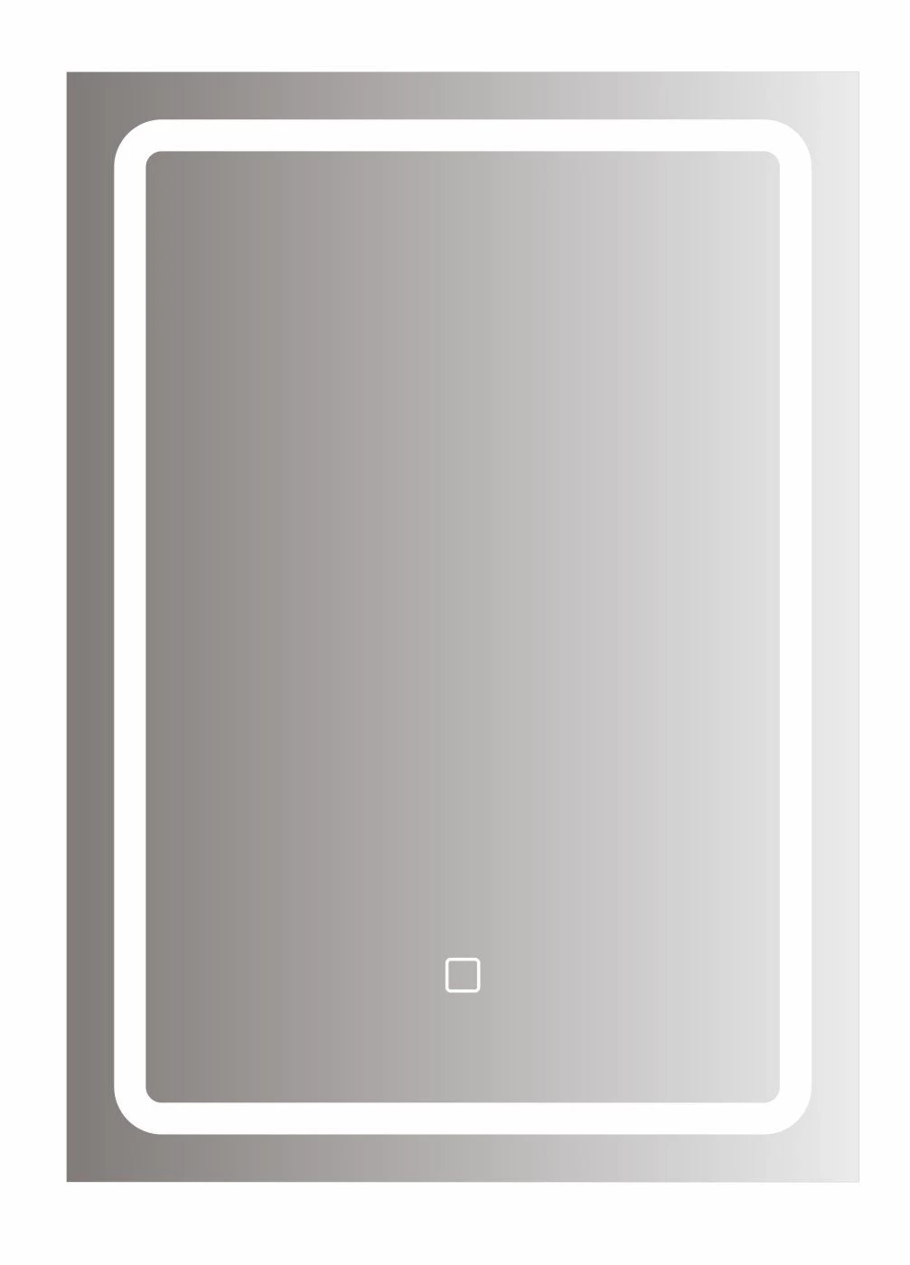 Bhp Spiegel Mit LED Beleuchtung Rechteckig, 5mm, 50x70cm, 220-240V, 3000/6500K 1 Bhp Spiegel Mit LED Beleuchtung Rechteckig, 5mm, 50x70cm, 220-240V, 3000/6500K