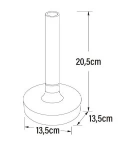 KONSTSMIDE Biarritz Akku Tischleuchte IP54 Rostfarben Dimmbar 1800/3000/4000K -Beleuchtung Rabatte biarritzusbtischleuchte tz 1 1 1