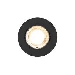 LED Einbaustrahler Schwarz Nordlux Canis 3er Set GU10 A 345lm 2700K Dimmbar