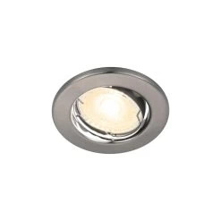 LED Einbaustrahler Nickel Gebürstet Nordlux Canis 5er Set GU10 A 345lm 2700K