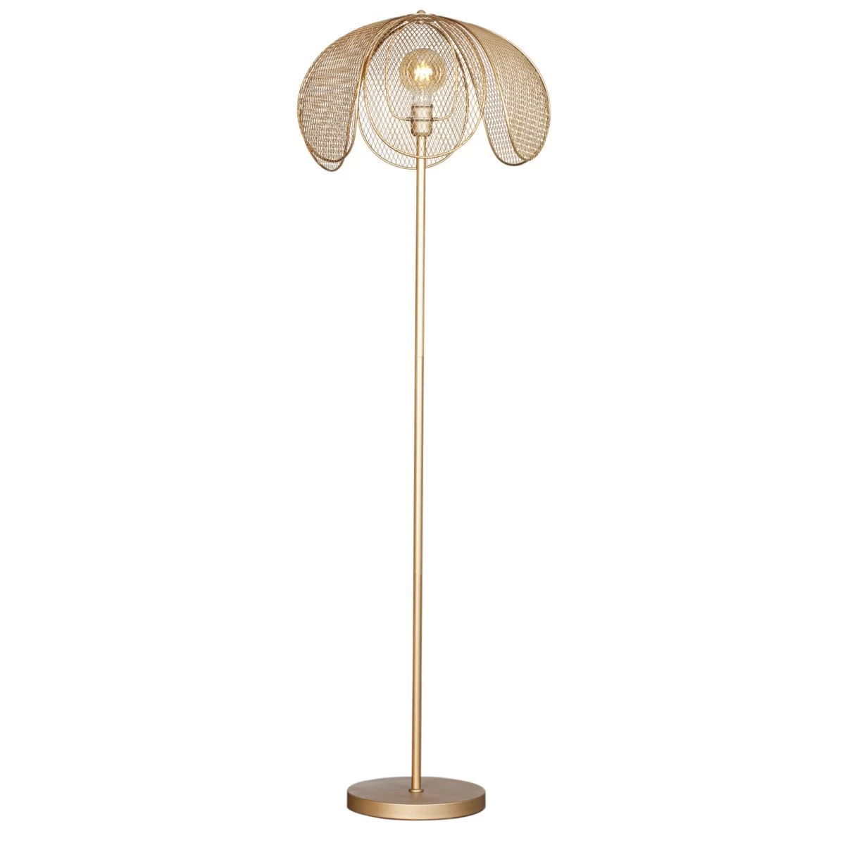 By Rydens Daisy Stehleuchte Matt Gold 1x E27 Kabelschalter 50x50x160cm 1 By Rydens Daisy Stehleuchte Matt Gold 1x E27 Kabelschalter 50x50x160cm
