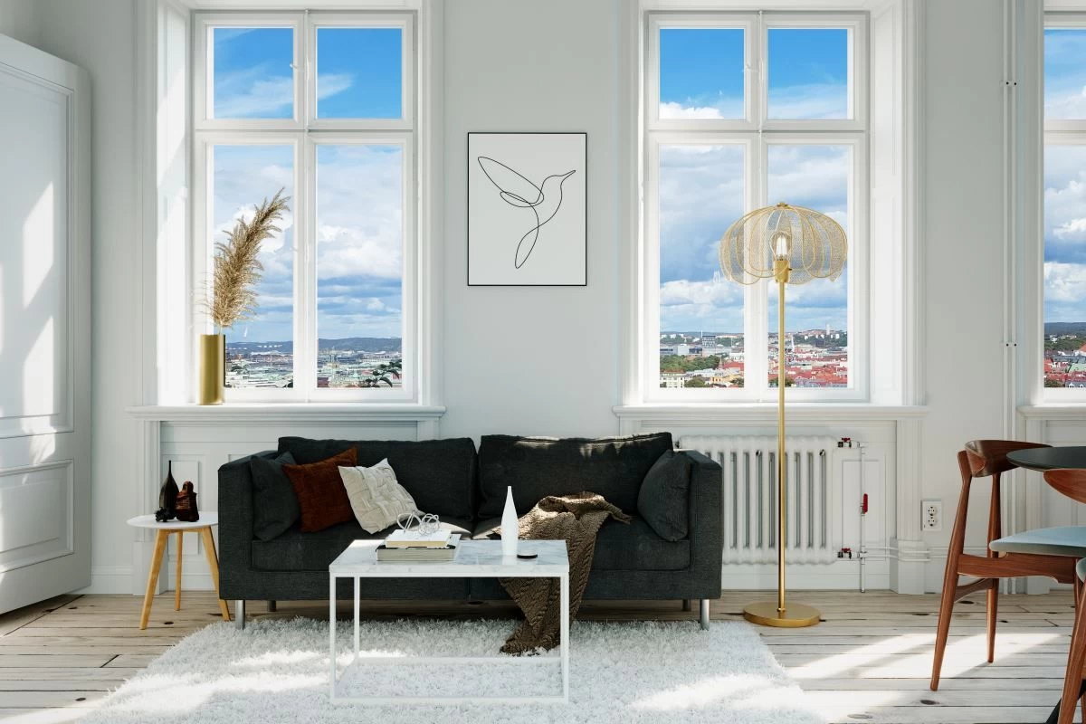 By Rydens Daisy Stehleuchte Matt Gold 1x E27 Kabelschalter 50x50x160cm 2 By Rydens Daisy Stehleuchte Matt Gold 1x E27 Kabelschalter 50x50x160cm – Bild 2