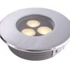 Deko Light Flat II WW Bodeneinbaustrahler Außen LED Silber IP67 400lm 3000K >80 Ra 20° Modern