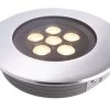 Deko Light Flat I WW Bodeneinbaustrahler Außen LED Silber IP67 860lm 3000K >80 Ra 20° Modern