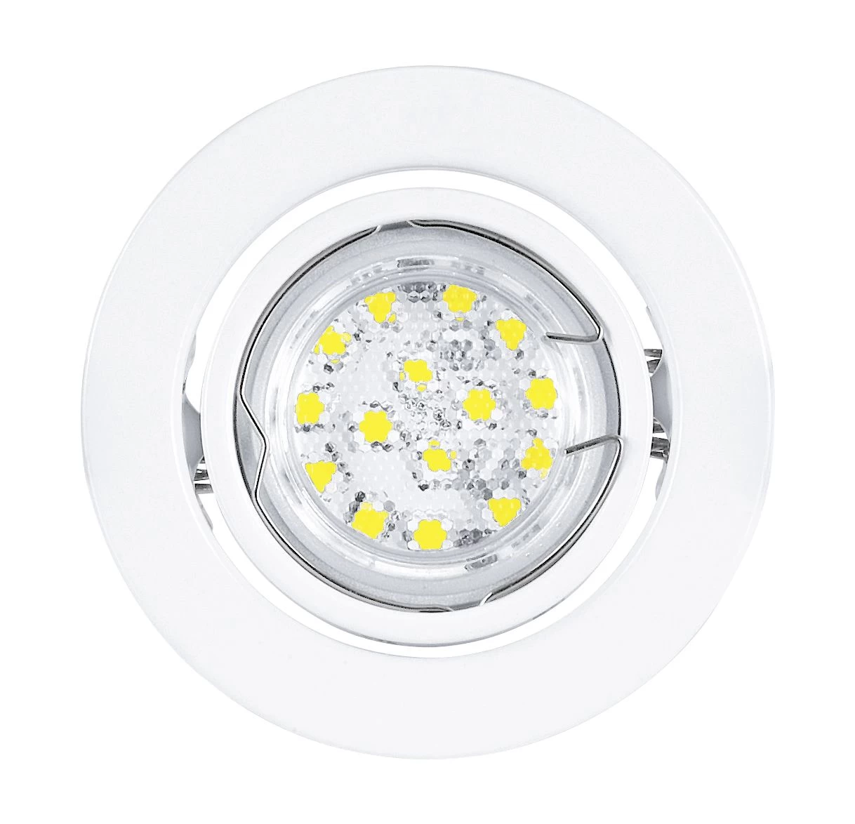 EGLO LED Einbaustrahler GU10, 3W, Weiss, Schwenkbar, Rund 1 EGLO LED Einbaustrahler GU10, 3W, Weiss, Schwenkbar, Rund