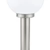 EGLO NISIA Außen Wegeleuchte, 1x E27, IP44, Edelstahl, 30206