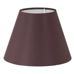 EGLO 1+1 VINTAGE Textil Schirm E27, E14 Braun 205mm