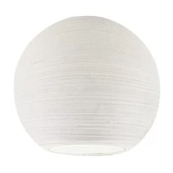 EGLO MY CHOICE Gestreiftes Wischglas In Kugelform Weiß Für E14