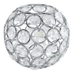 EGLO MY CHOICE 1+1 Glaskugel M. Kristallen, Chrom, Klar
