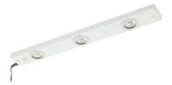 EGLO KOB LED Unterbauleuchte, Küche, 3-flg. Weiss