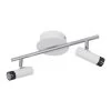 EGLO LIANELLO LED Spotbalken, 2-flg. Weiss, Chrom