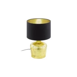 EGLO MANALBA Tischleuchte H-380, 1-flg., E27, Schwarz, Gold
