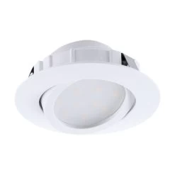 LED Einbauspot EGLO PINEDA 84mm Weiss Dimmbar