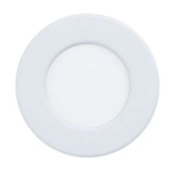 EGLO FUEVA 5 LED Einbauleuchte Weiss IP44 Rund 86mm 300lm 3000K