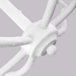 Elstead Annie Kronleuchter Gips Weiß 6xE14 IP20 829mm Dimmbar -Beleuchtung Rabatte elstead leuchten fe annie6 psw detail1