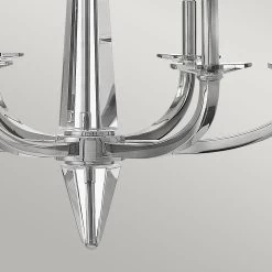 Elstead Ascher Kronleuchter Poliertes Nickel 6xE14 IP20 711mm Dimmbar -Beleuchtung Rabatte elstead leuchten qn ascher6 detail1