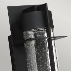 Elstead Eames Außenwandleuchte LED Erde Schwarz 800lm IP44 114x145x366mm -Beleuchtung Rabatte elstead leuchten qn eames led m ek detail1