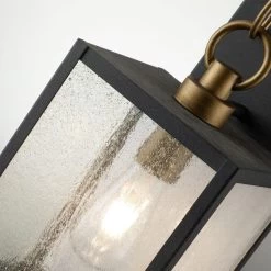 Elstead Lahden Außenwandleuchte Verwittertes Zink E27 IP44 178x197x440mm Dimmbar -Beleuchtung Rabatte elstead leuchten qn lahden2 m wzc detail2