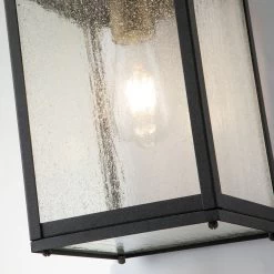 Elstead Lahden Außenwandleuchte Verwittertes Zink E27 IP44 178x197x440mm Dimmbar -Beleuchtung Rabatte elstead leuchten qn lahden2 m wzc detail3