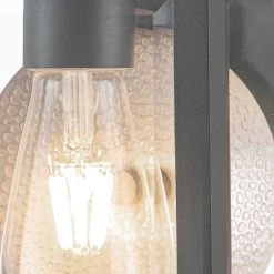 Elstead Byron Außenwandleuchte Graphit Mit Zinnreflektor E27 IP44 165x152x305mm Dimmbar 7 Elstead Byron Außenwandleuchte Graphit Mit Zinnreflektor E27 IP44 165x152x305mm Dimmbar -Beleuchtung Rabatte elstead leuchten qz byron s gr detail 1