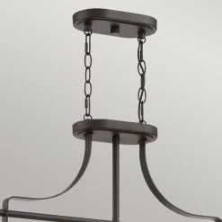 Elstead Trilogy Pendelleuchte Esstisch Alte Bronze 3xE27 IP20 965x254x552mm Dimmbar -Beleuchtung Rabatte elstead leuchten qz trilogy isle oz detail 3