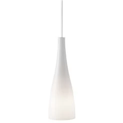 Nordlux Embla Glas Pendelleuchte E27 Weiß Flaschenform