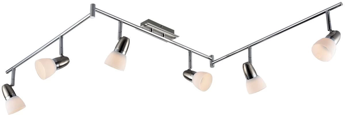 ESTO VARiO Home LED Leuchtenarmatur 6-flg. Chrom, Metall Gebürstet 2 ESTO VARiO Home LED Leuchtenarmatur 6-flg. Chrom, Metall Gebürstet – Bild 2