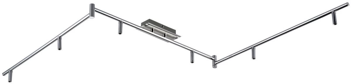 ESTO VARiO Home LED Leuchtenarmatur 6-flg. Chrom, Metall Gebürstet 1 ESTO VARiO Home LED Leuchtenarmatur 6-flg. Chrom, Metall Gebürstet