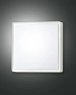 Fabas Luce Oban Außen Deckenleuchte Weiss, IP65, E27