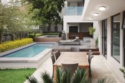 LED Deckenlampe Außen Weiß Fabas Luce Olly 300mm 2800lm IP54 -Beleuchtung Rabatte fl3315 65 102 6