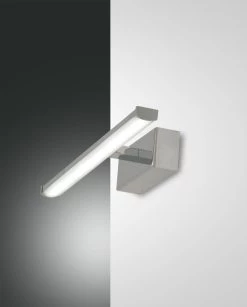 LED Spiegelleuchte Chrom Fabas Luce Nala 300mm 540lm 3000K