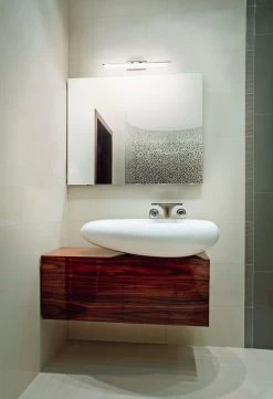 LED Spiegelleuchte Chrom Fabas Luce Saura 460mm 900lm 3000K -Beleuchtung Rabatte fl3362 26 138 6