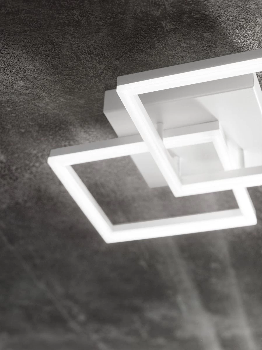 LED Deckenlampe Gold Edelmatt Fabas Luce Bard 3510lm 450mm Dimmbar 3 LED Deckenlampe Gold Edelmatt Fabas Luce Bard 3510lm 450mm Dimmbar – Bild 3