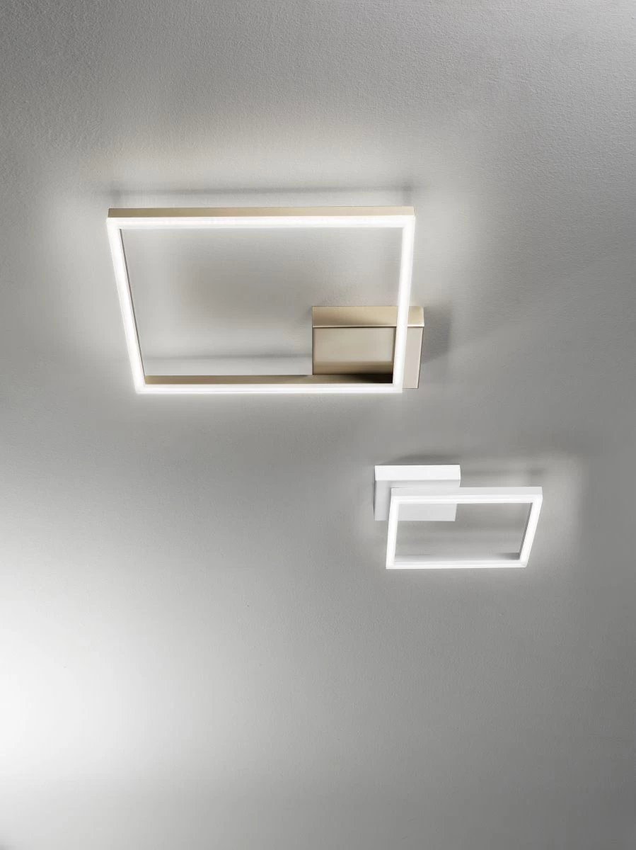 LED Deckenlampe Weiß Fabas Luce Bard 3510lm 420mm Dimmbar 2 LED Deckenlampe Weiß Fabas Luce Bard 3510lm 420mm Dimmbar – Bild 2