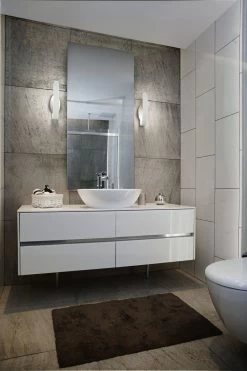 LED Spiegelleuchte Weiß Fabas Luce Levanto 630lm 3000K -Beleuchtung Rabatte fl3435 21 102 6