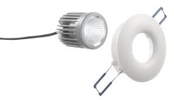 LED Einbaustrahler Weiß Fabas Luce Sigma 800lm 3000K Starr Eckig -Beleuchtung Rabatte fl3445 72 344 2