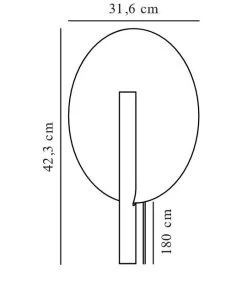 Dftp FURIKO Wandleuchte G9 Metall Weiss Messing 31,6x31,6x42,3cm -Beleuchtung Rabatte furiko wandlampe 423mm tz 1