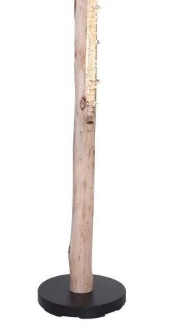 Globo Felicitas LED Stehleuchte Natur Holzstamm 23x151cm -Beleuchtung Rabatte globo15354 15s 4