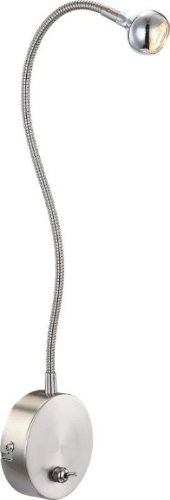 Globo SERPENT Wandleuchte Nickel Matt, 1xLED