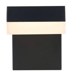 Globo Oskari LED Wandaußenleuchte Anthrazit X9,5x12,5cm 10 Globo Oskari LED Wandaußenleuchte Anthrazit X9,5x12,5cm -Beleuchtung Rabatte globo34186w 2