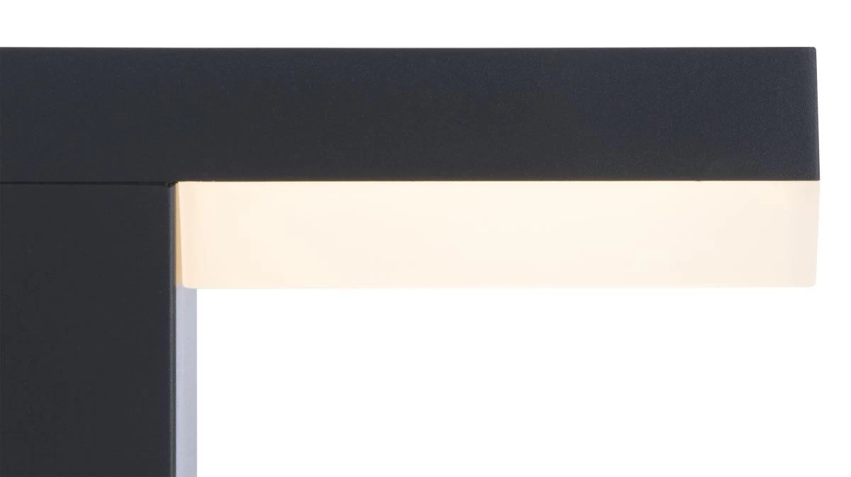 Globo Oskari LED Wandaußenleuchte Anthrazit X9,5x12,5cm 3 Globo Oskari LED Wandaußenleuchte Anthrazit X9,5x12,5cm – Bild 3