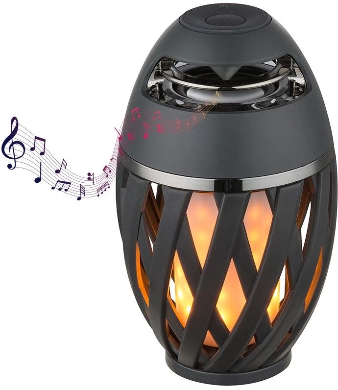 Globo Stream LED Tischleuchte Anthrazit Mit Bluetooth Lautsprecher 10x16,5cm 5 Globo Stream LED Tischleuchte Anthrazit Mit Bluetooth Lautsprecher 10x16,5cm – Bild 5