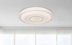 Globo Magnifique Smart Home LED Deckenleuchte Weiß, Chrom Tuya App Steuerbar 50x8,8cm -Beleuchtung Rabatte globo48007fsh 30 2