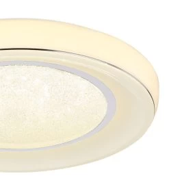 Globo Mickey LED Deckenleuchte Weiß Opal Mit Fernbedienung 66x9cm -Beleuchtung Rabatte globo483110 30 4