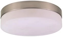 Globo OPAL Deckenleuchte Nickel Matt 2x E27 ILLU 240mm Rund