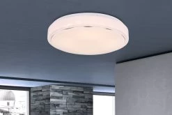 Globo Kalle LED Deckenleuchte Weiß, Opal 37,5x7,5cm -Beleuchtung Rabatte globo48408 24 2