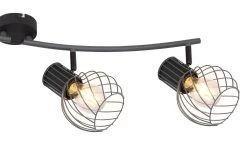 Globo Beverone Deckenstrahler Graphit 4x E27 Dimmbar 80x21,5x18,5cm -Beleuchtung Rabatte globo54054 4 4